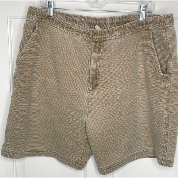 The Territory Ahead Other - The Territory Ahead Men's Textured Cotton Shorts Sz XXL Drawstring Outdoor Beach